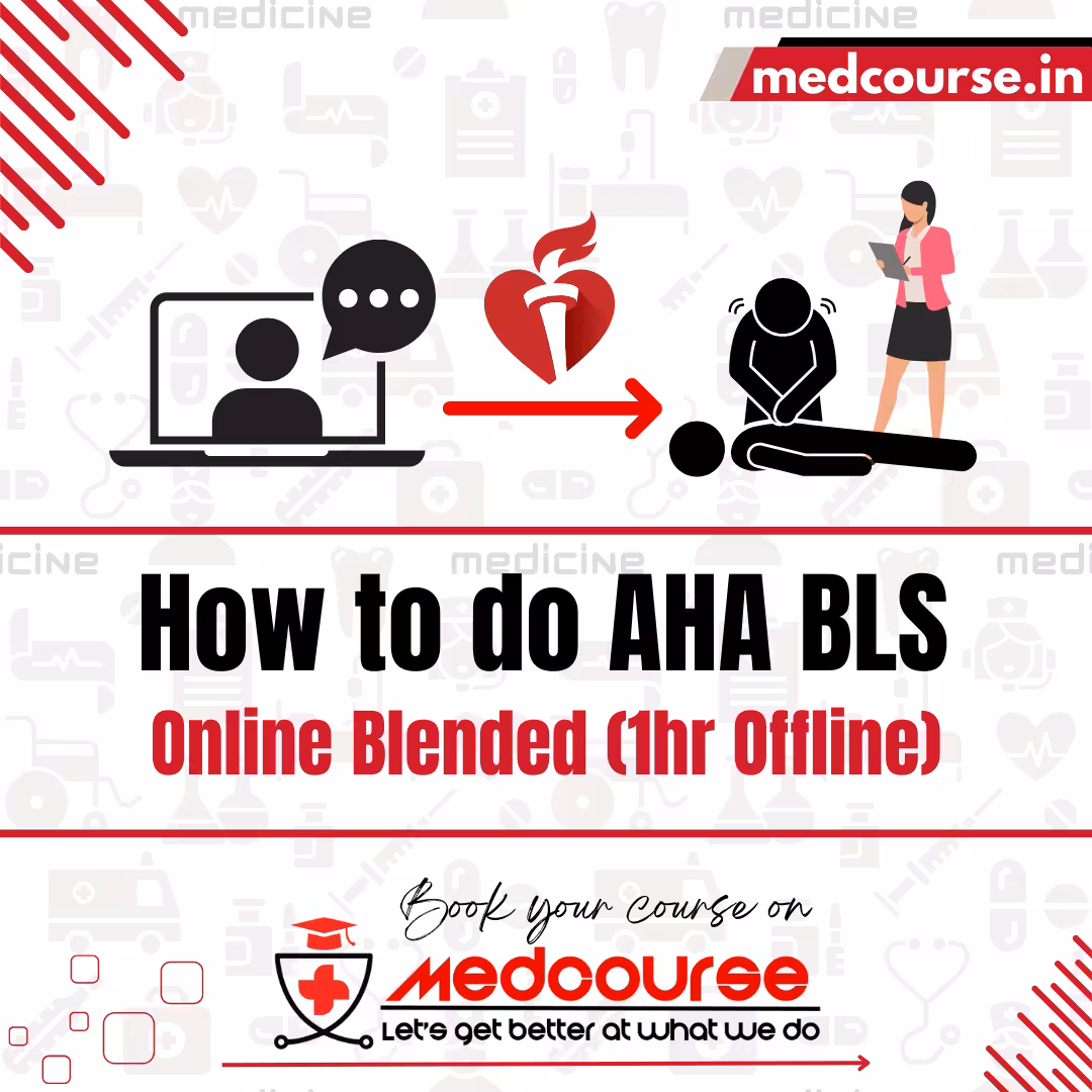 AHA BLS Online Blended HeartCode 2025 format explained quickly